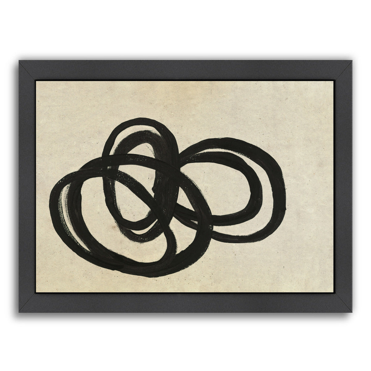 Loops Ii By Chaos & Wonder Design - Black Framed Print - Wall Art - Americanflat