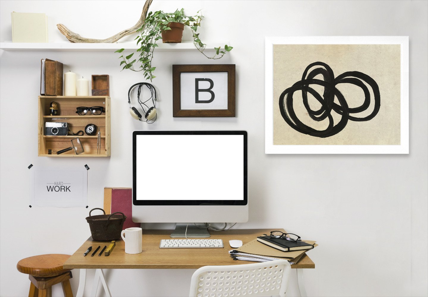 Loops Ii By Chaos & Wonder Design - Framed Print - Americanflat