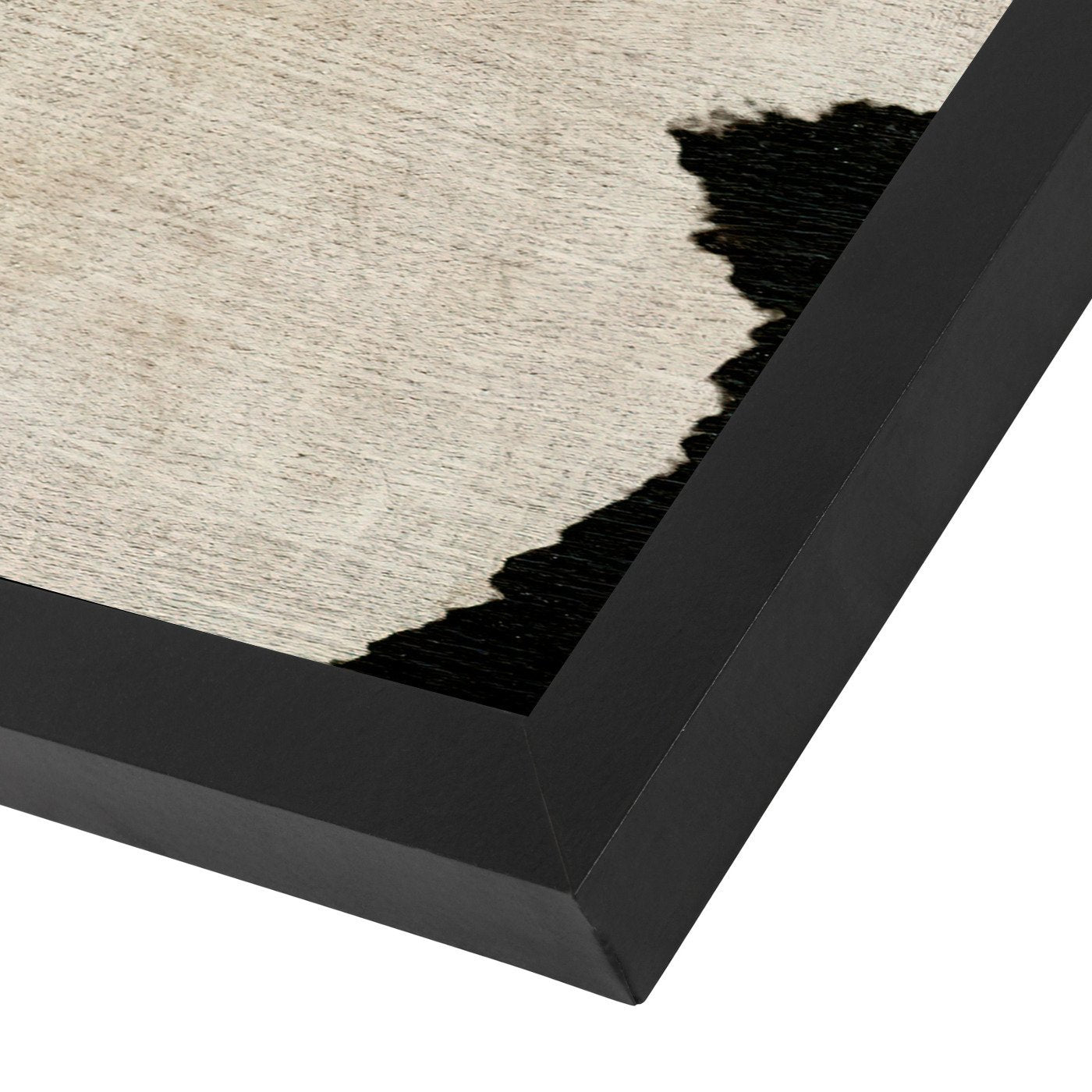 Beige and Black By Chaos & Wonder Design - Black Framed Print - Wall Art - Americanflat