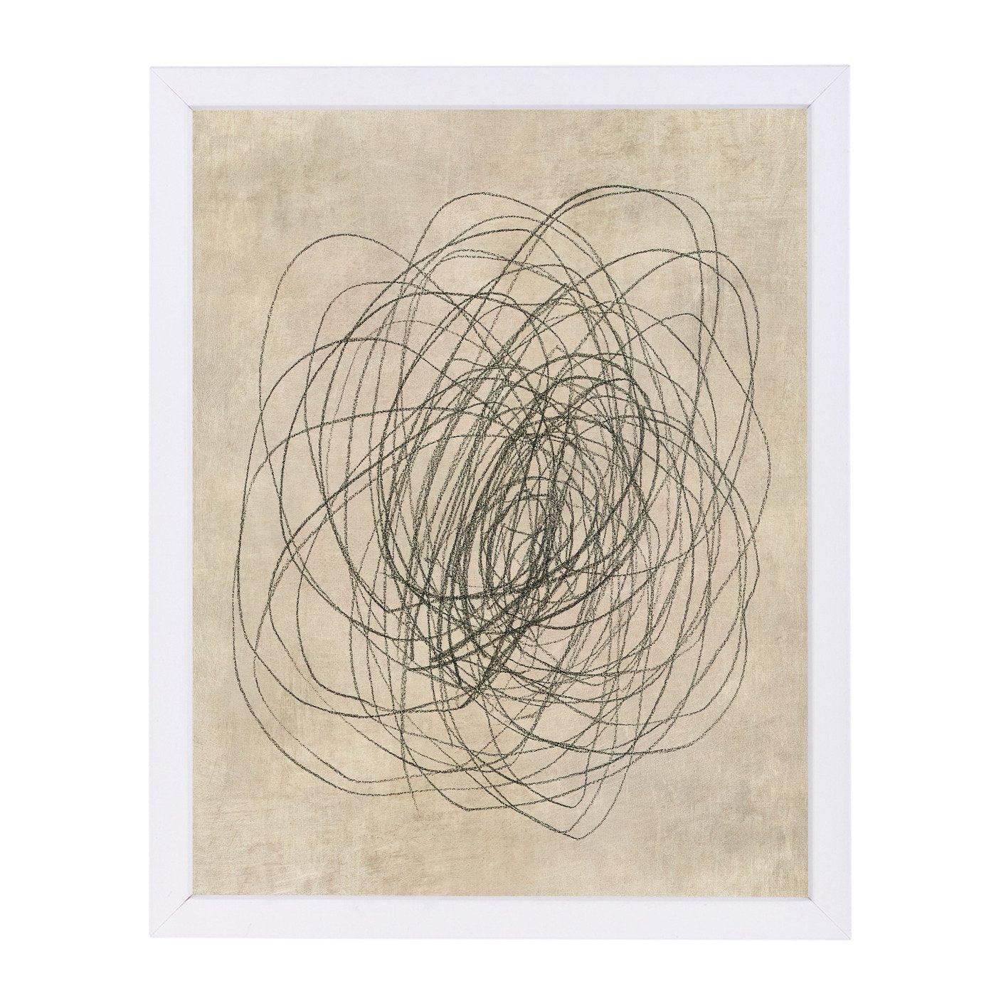 Scribble Rose By Chaos & Wonder Design - Framed Print - Americanflat