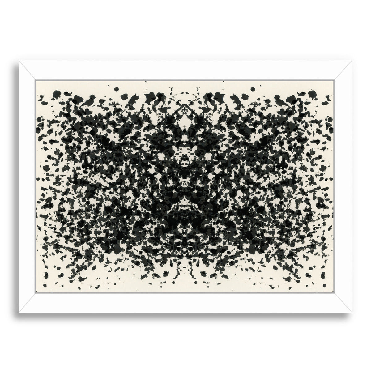 Ink Blots Iii Master Layer By Chaos & Wonder Design - White Framed Print - Wall Art - Americanflat