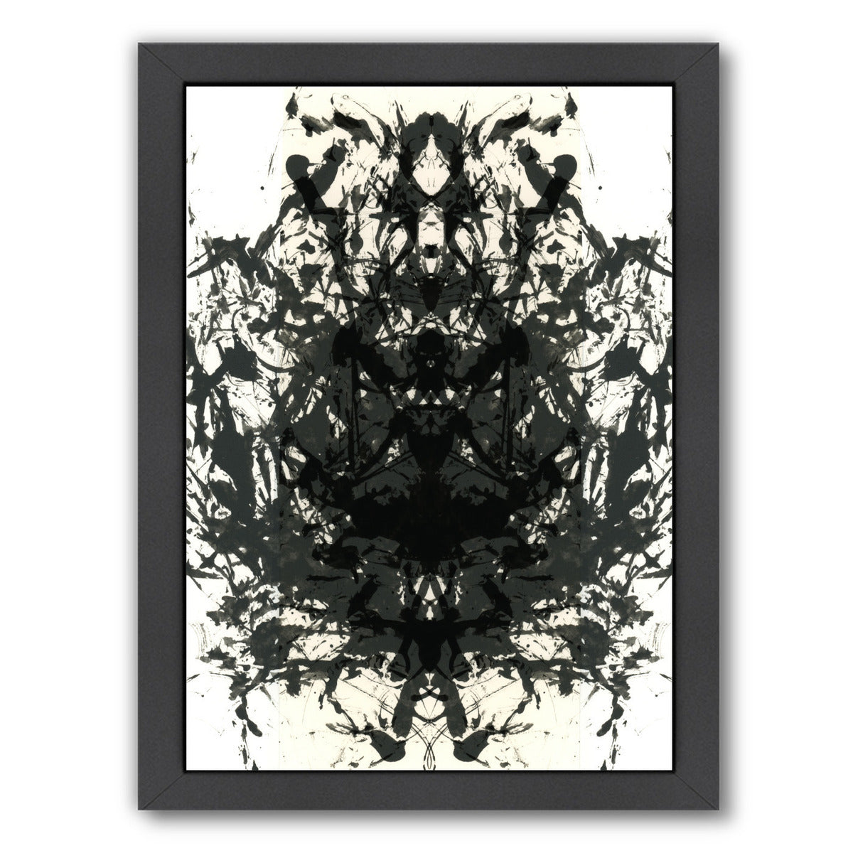 Gothic Abstract V By Chaos & Wonder Design - Black Framed Print - Wall Art - Americanflat
