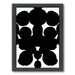 Black Mirror Blots By Chaos & Wonder Design - Black Framed Print - Wall Art - Americanflat