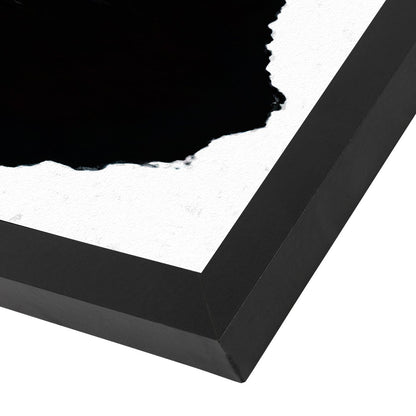 Black Mirror Blots By Chaos & Wonder Design - Black Framed Print - Wall Art - Americanflat