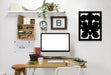Black Mirror Blots By Chaos & Wonder Design - Black Framed Print - Wall Art - Americanflat
