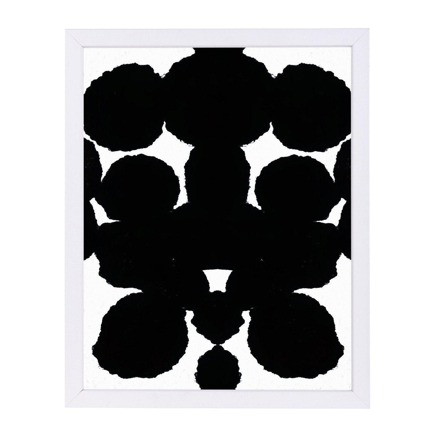 Black Mirror Blots By Chaos & Wonder Design - Framed Print - Americanflat