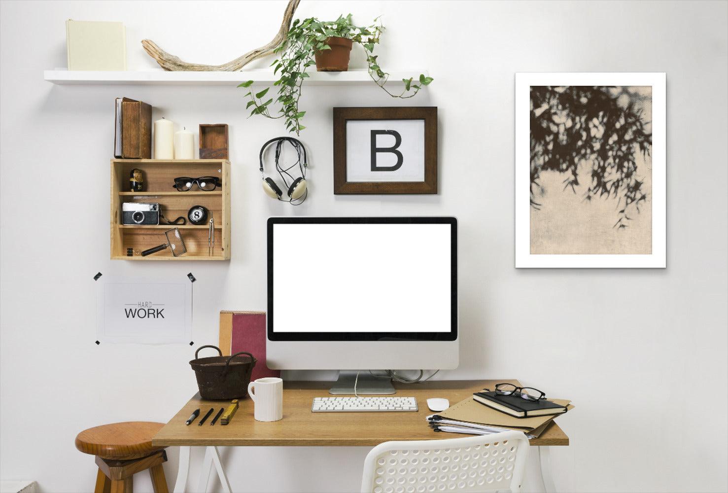 Shadowsviii By Chaos & Wonder Design - White Framed Print - Wall Art - Americanflat