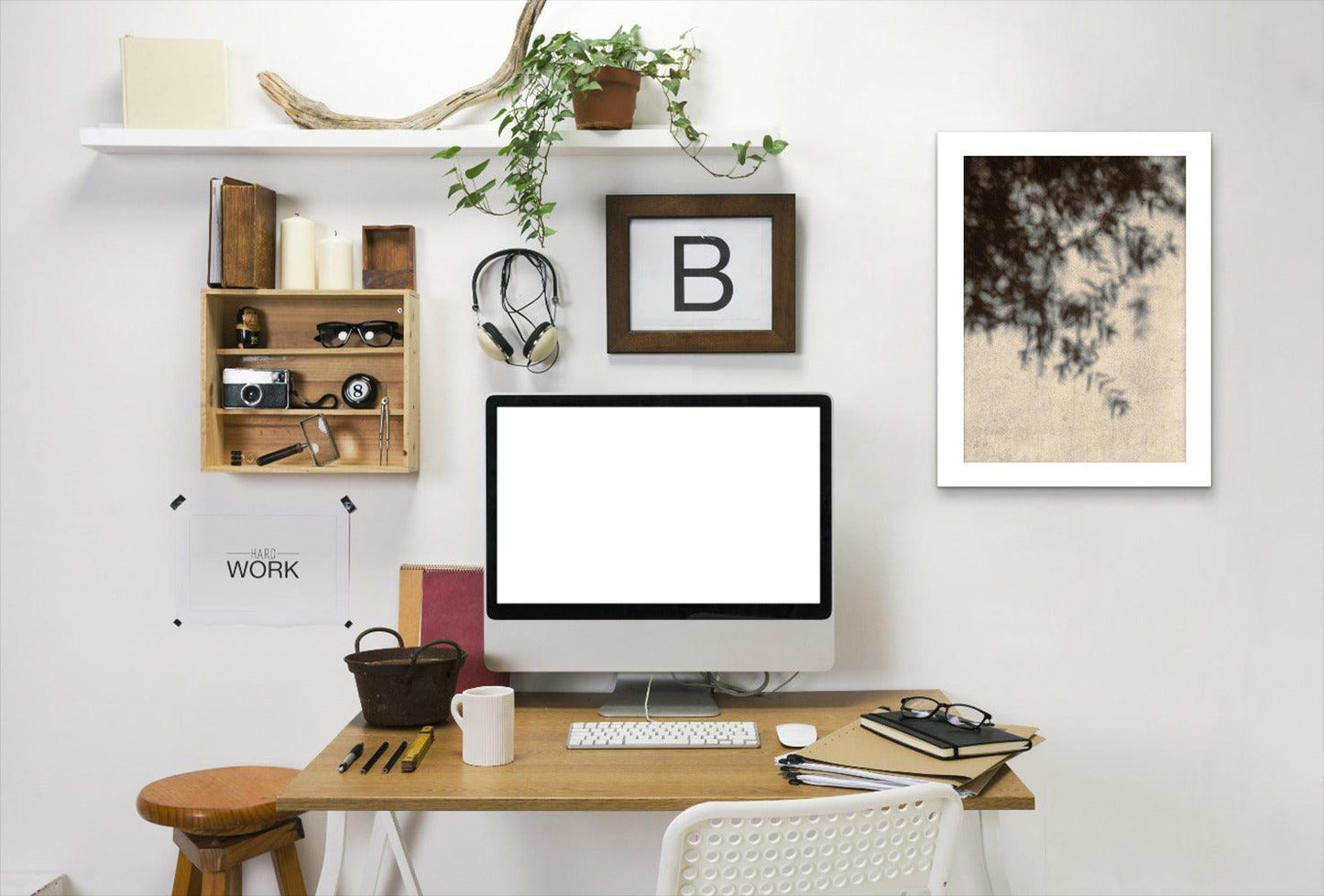 Shadowsvii By Chaos & Wonder Design - White Framed Print - Wall Art - Americanflat