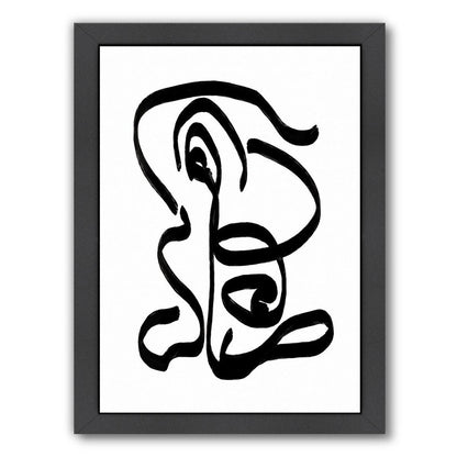 Standing By Chaos & Wonder Design - Black Framed Print - Wall Art - Americanflat