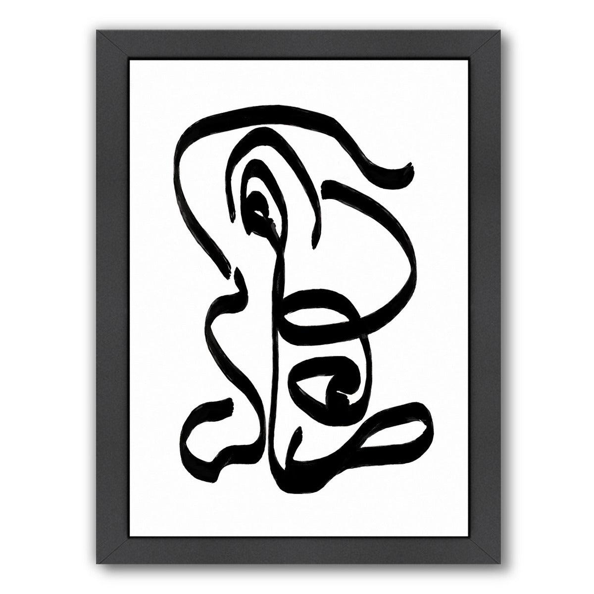 Standing By Chaos & Wonder Design - Black Framed Print - Wall Art - Americanflat