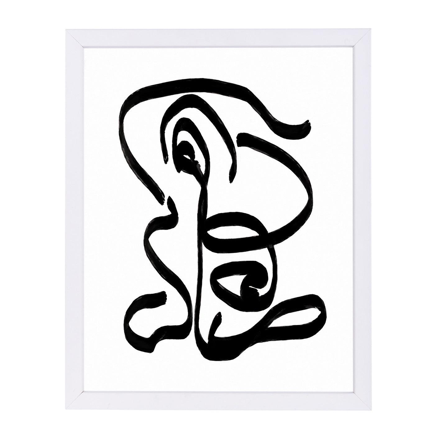 Standing By Chaos & Wonder Design - White Framed Print - Wall Art - Americanflat
