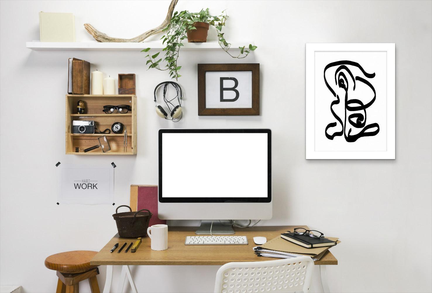 Standing By Chaos & Wonder Design - White Framed Print - Wall Art - Americanflat