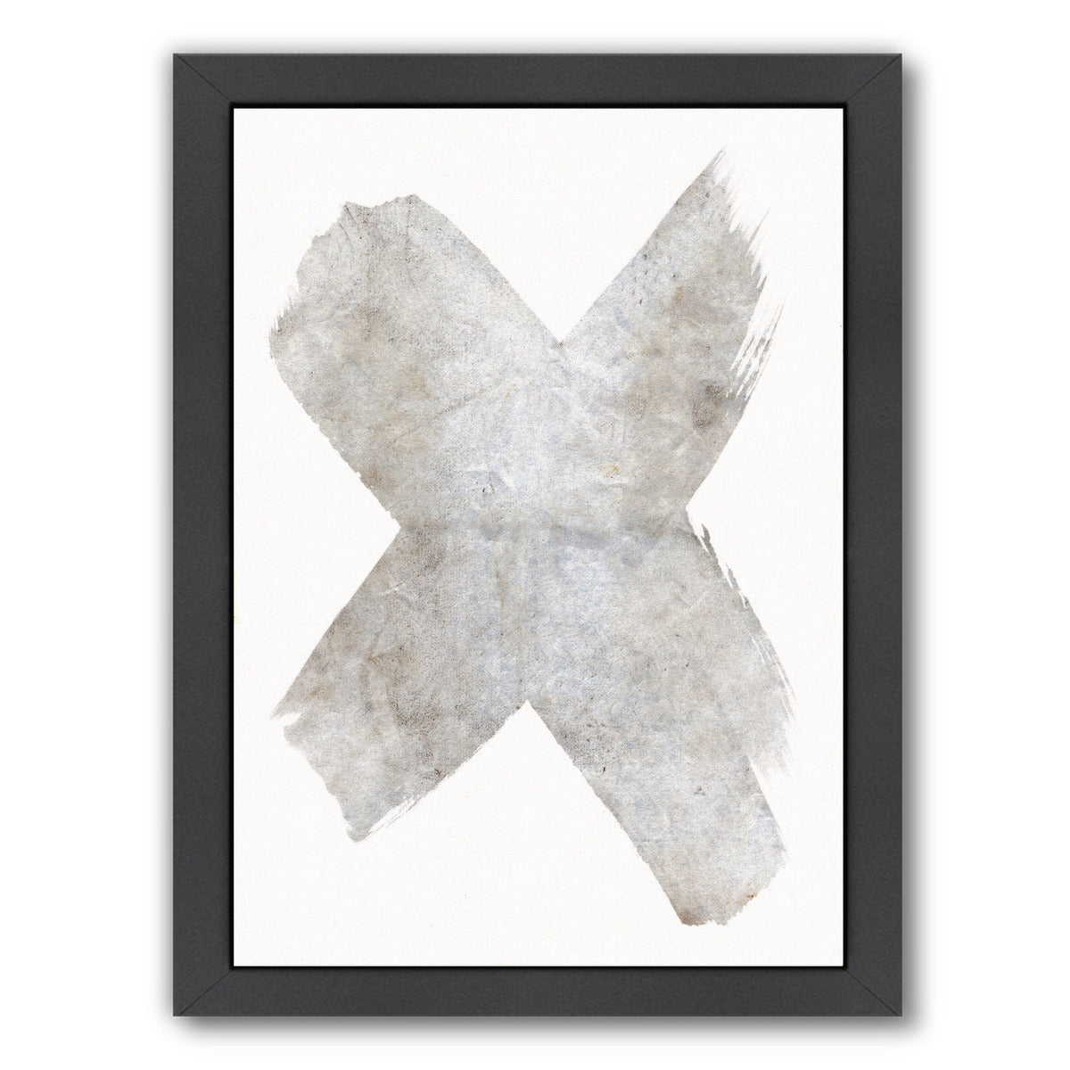 Concrete Paperx By Chaos & Wonder Design - Black Framed Print - Wall Art - Americanflat