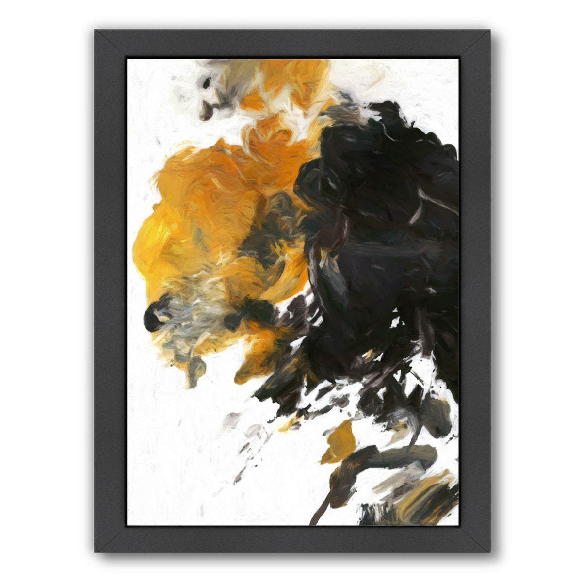 Palette Abstract By Chaos & Wonder Design - Black Framed Print - Wall Art - Americanflat