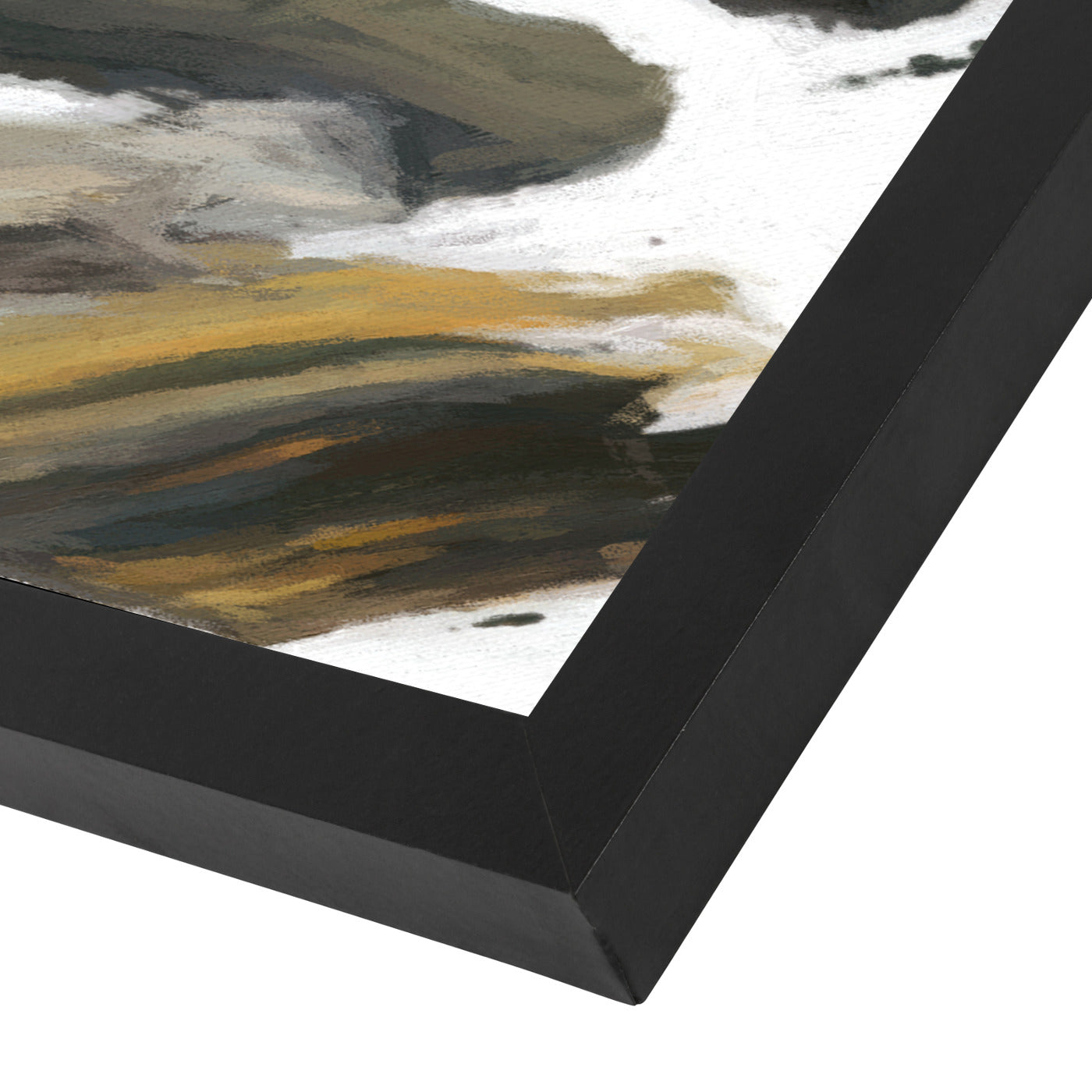 Palette Abstract By Chaos & Wonder Design - Black Framed Print - Wall Art - Americanflat