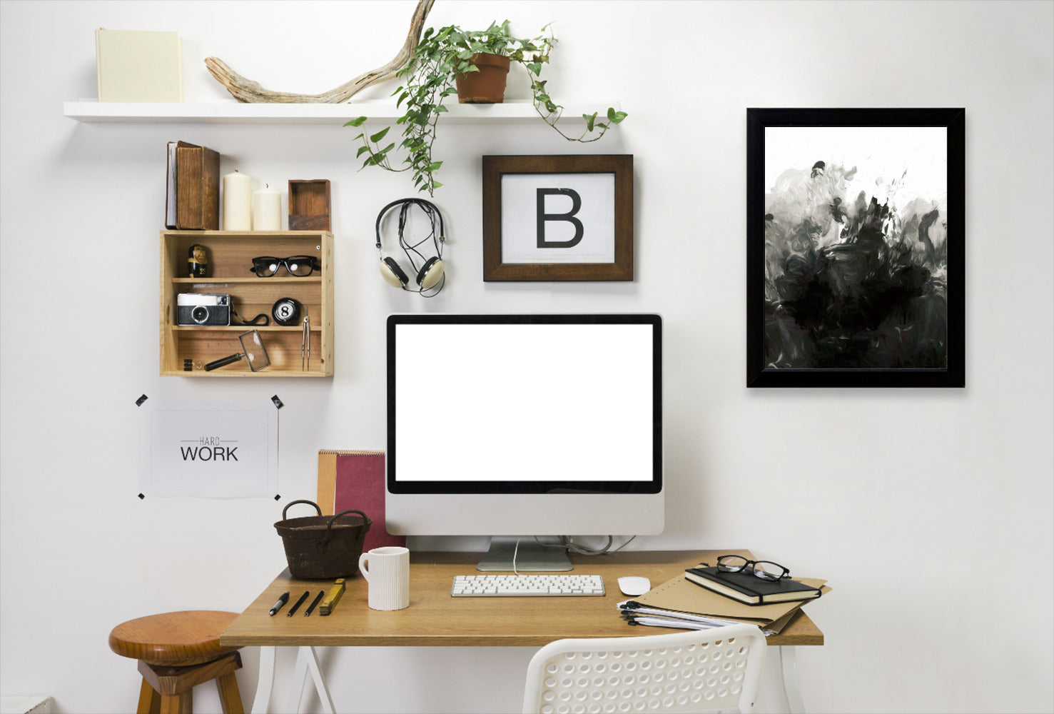 Palette Abstract Vi By Chaos & Wonder Design - Black Framed Print - Wall Art - Americanflat