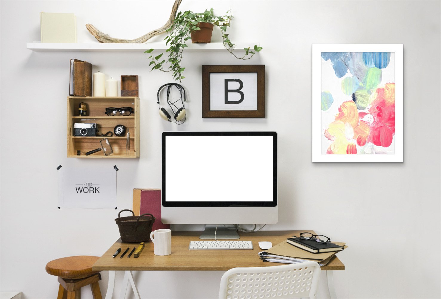 Pastel Abstract Iii By Chaos & Wonder Design - Framed Print - Americanflat