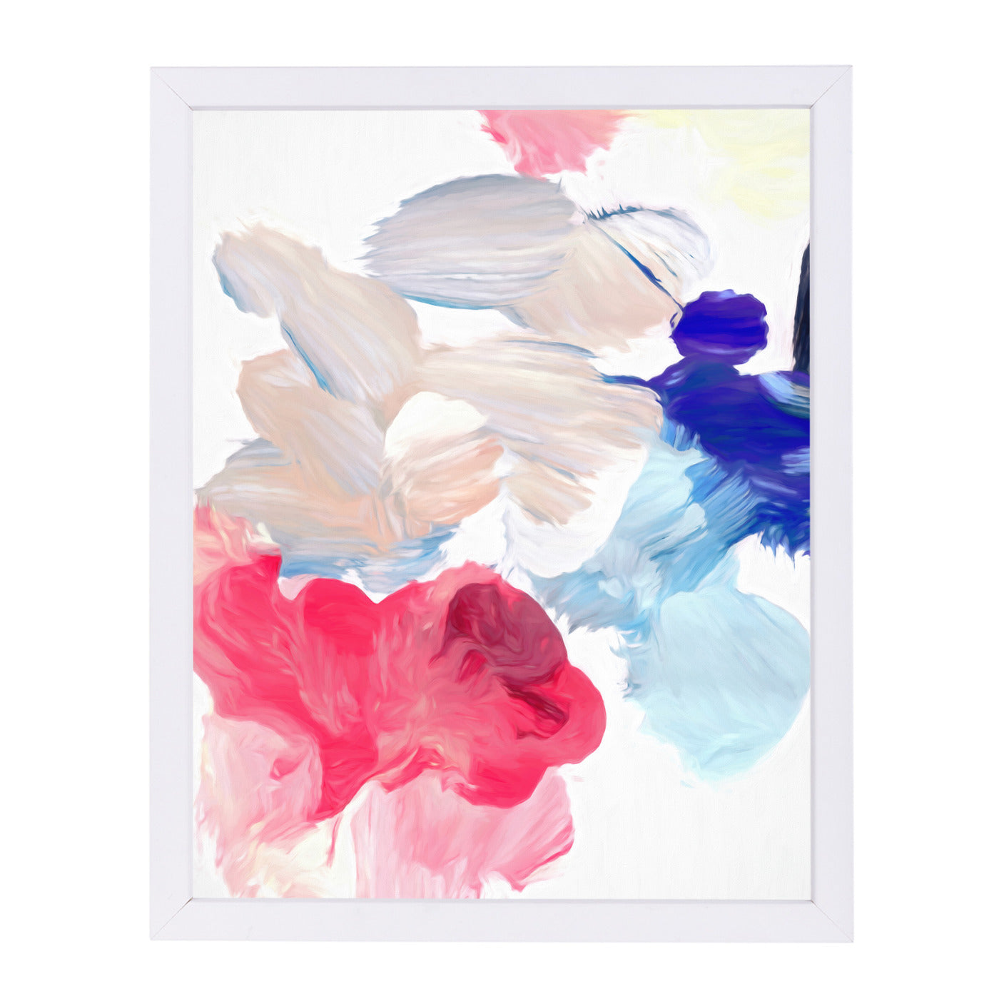 Pastel Abstract Ii By Chaos & Wonder Design - White Framed Print - Wall Art - Americanflat