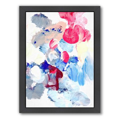 Pastel Abstract I By Chaos & Wonder Design - Black Framed Print - Wall Art - Americanflat