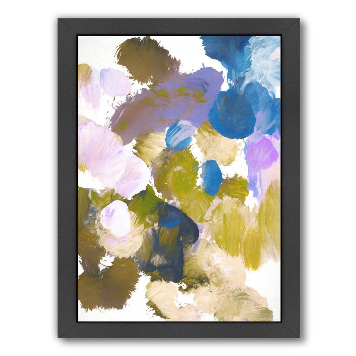 Abstract Garden Chaos & Wonder Design By Chaos & Wonder Design - Black Framed Print - Wall Art - Americanflat