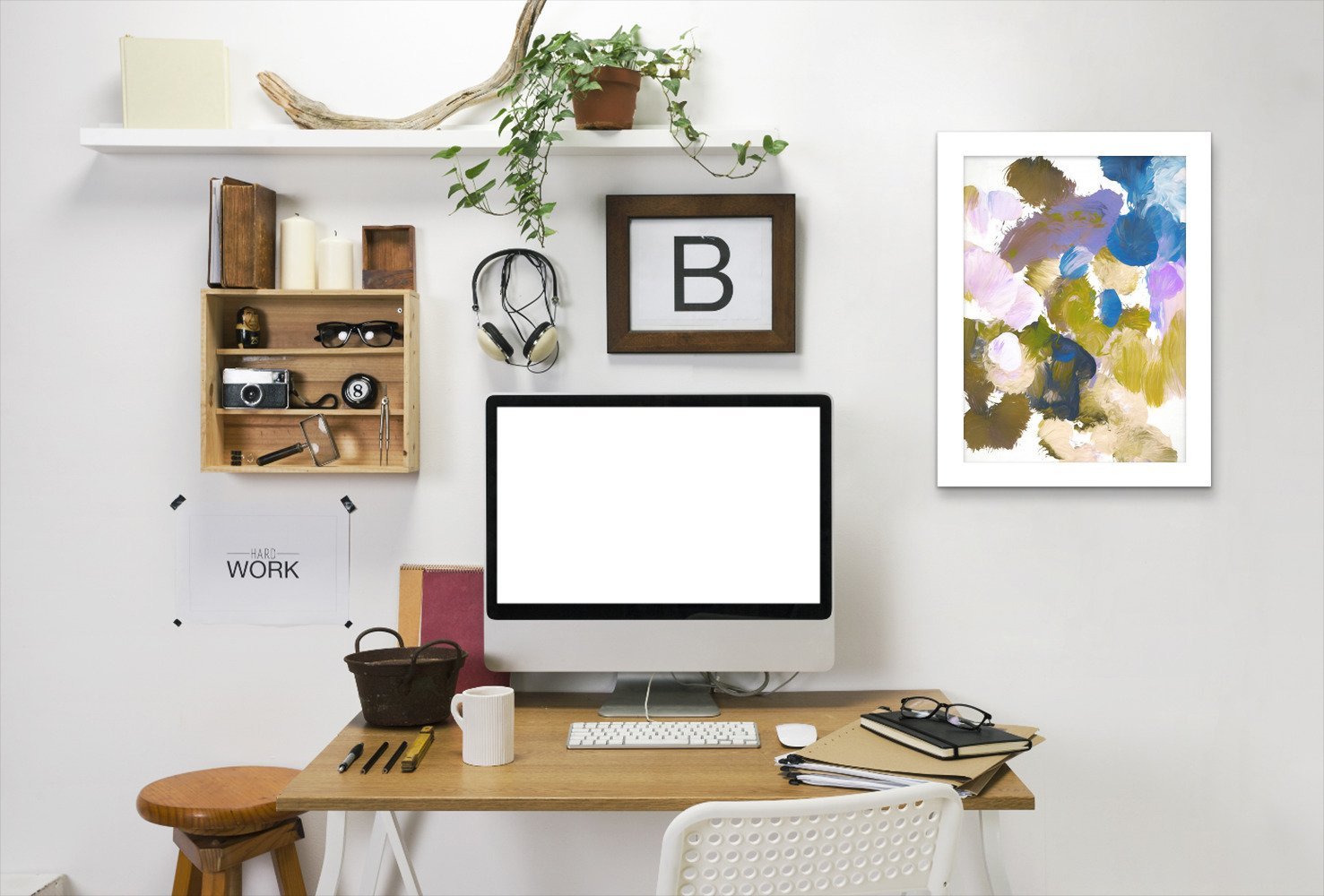 Abstract Garden Chaos & Wonder Design By Chaos & Wonder Design - Framed Print - Americanflat