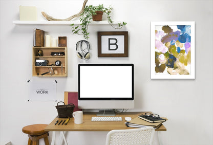 Abstract Garden Chaos & Wonder Design By Chaos & Wonder Design - Framed Print - Americanflat