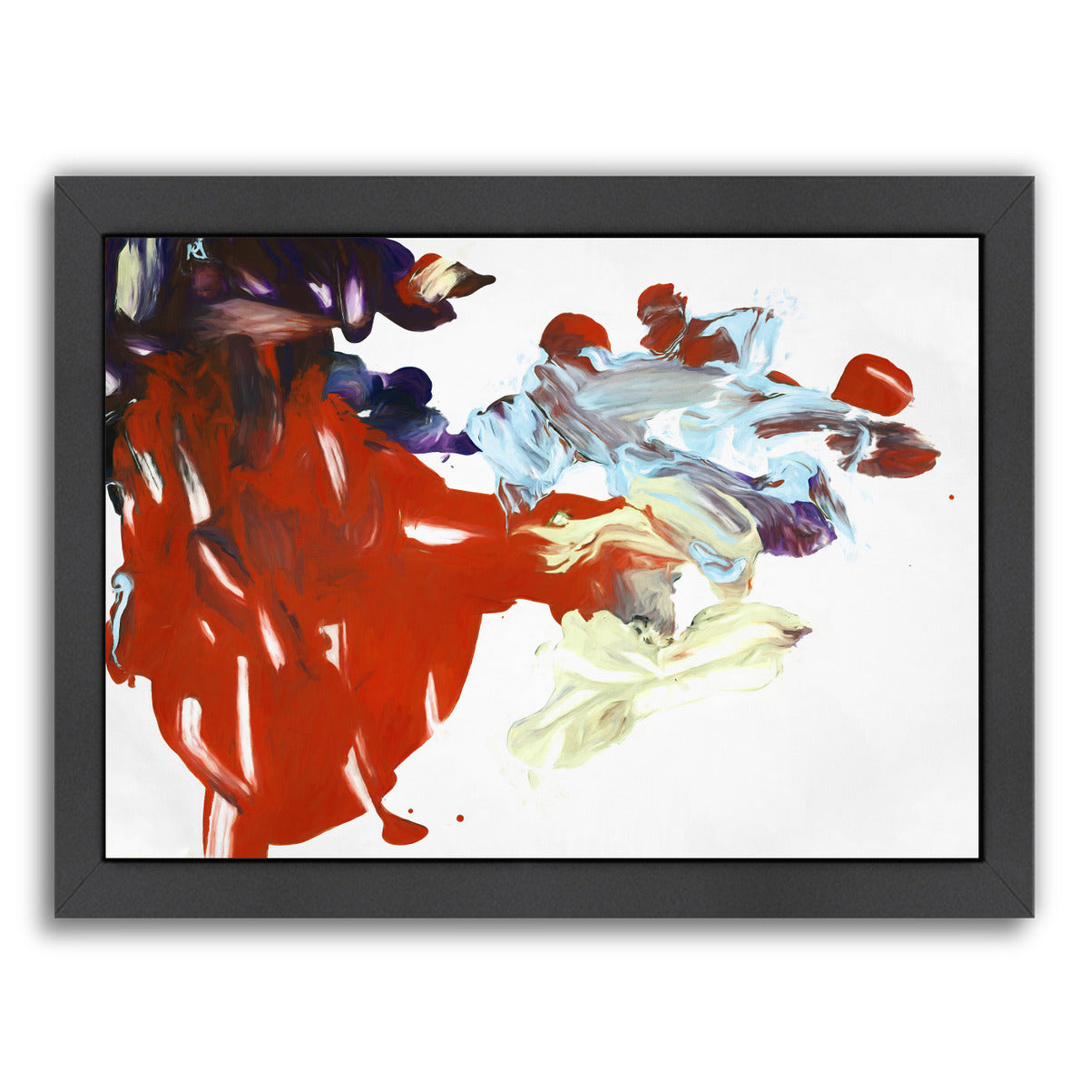 Palette Abstract Viii By Chaos & Wonder Design - Black Framed Print - Wall Art - Americanflat