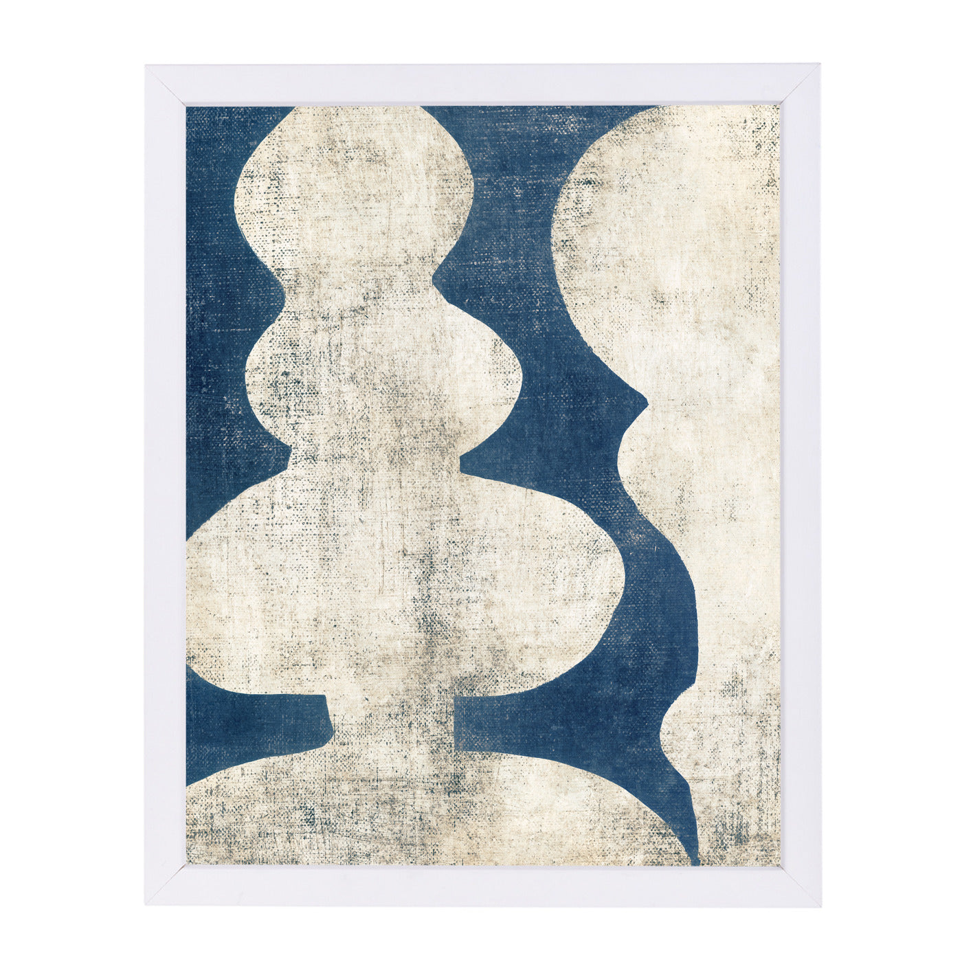 Indigoiii Rev By Chaos & Wonder Design - White Framed Print - Wall Art - Americanflat