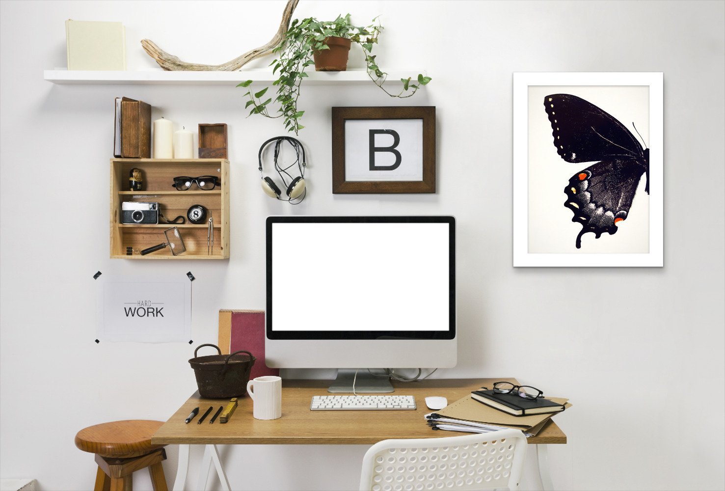 Black Swallowtail I By Chaos & Wonder Design - Framed Print - Americanflat