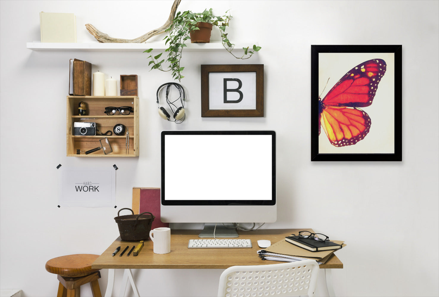 Monarch Butterfly Ii By Chaos & Wonder Design - Black Framed Print - Wall Art - Americanflat
