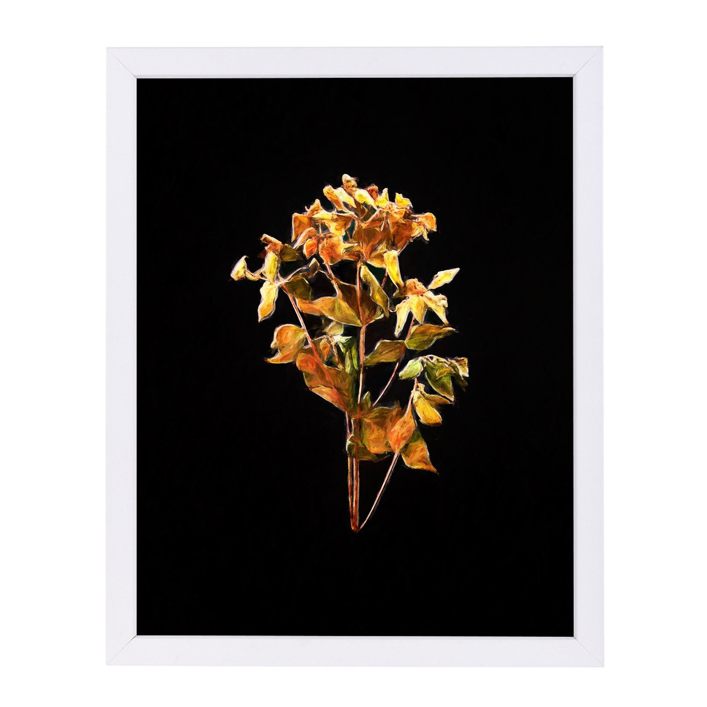 Dark Botanical03 Master Layer By Chaos & Wonder Design - Framed Print - Americanflat