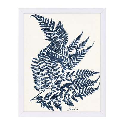 Blue Fern Ii By Chaos & Wonder Design - Framed Print - Americanflat