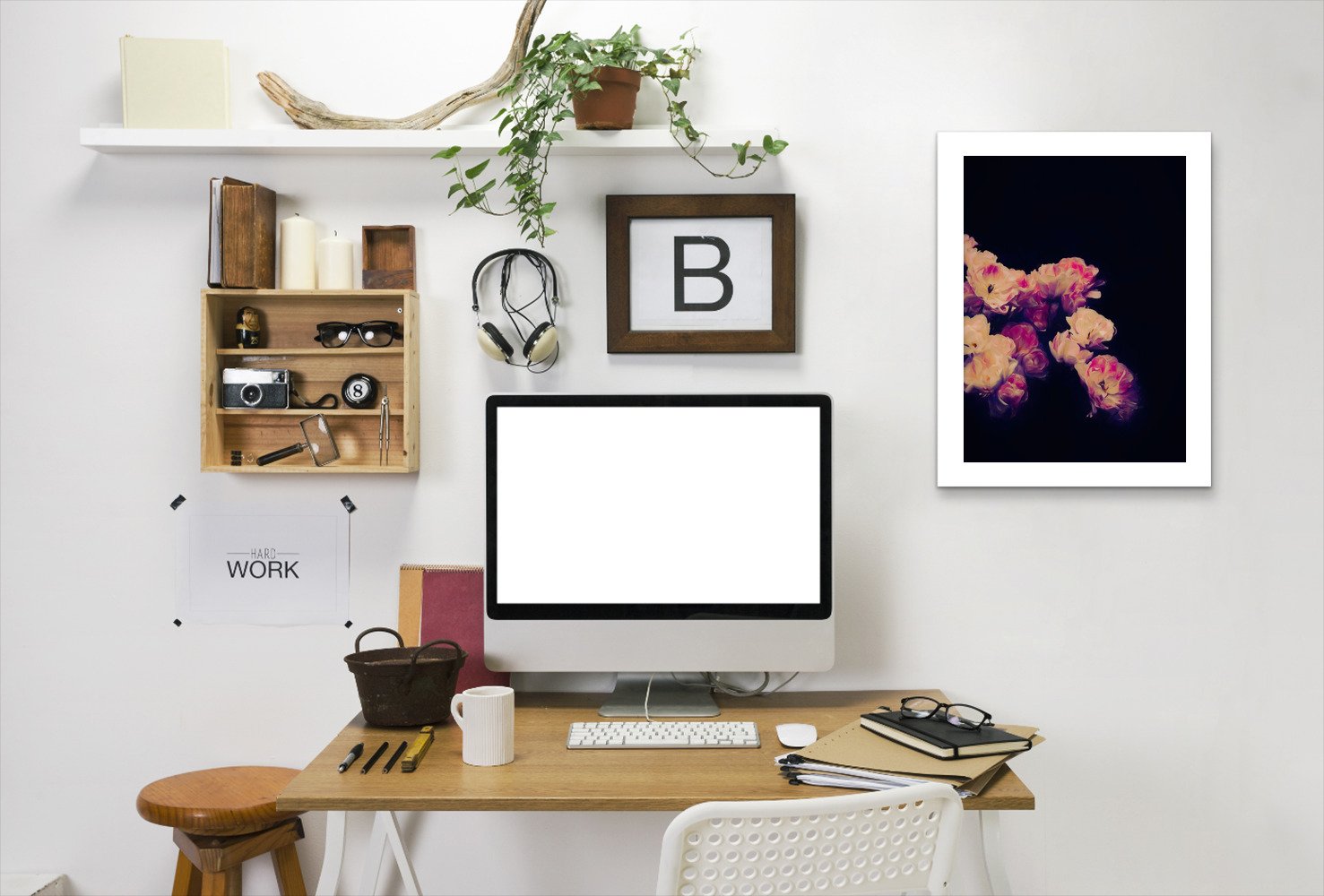 Moody Floral By Chaos & Wonder Design - Framed Print - Americanflat
