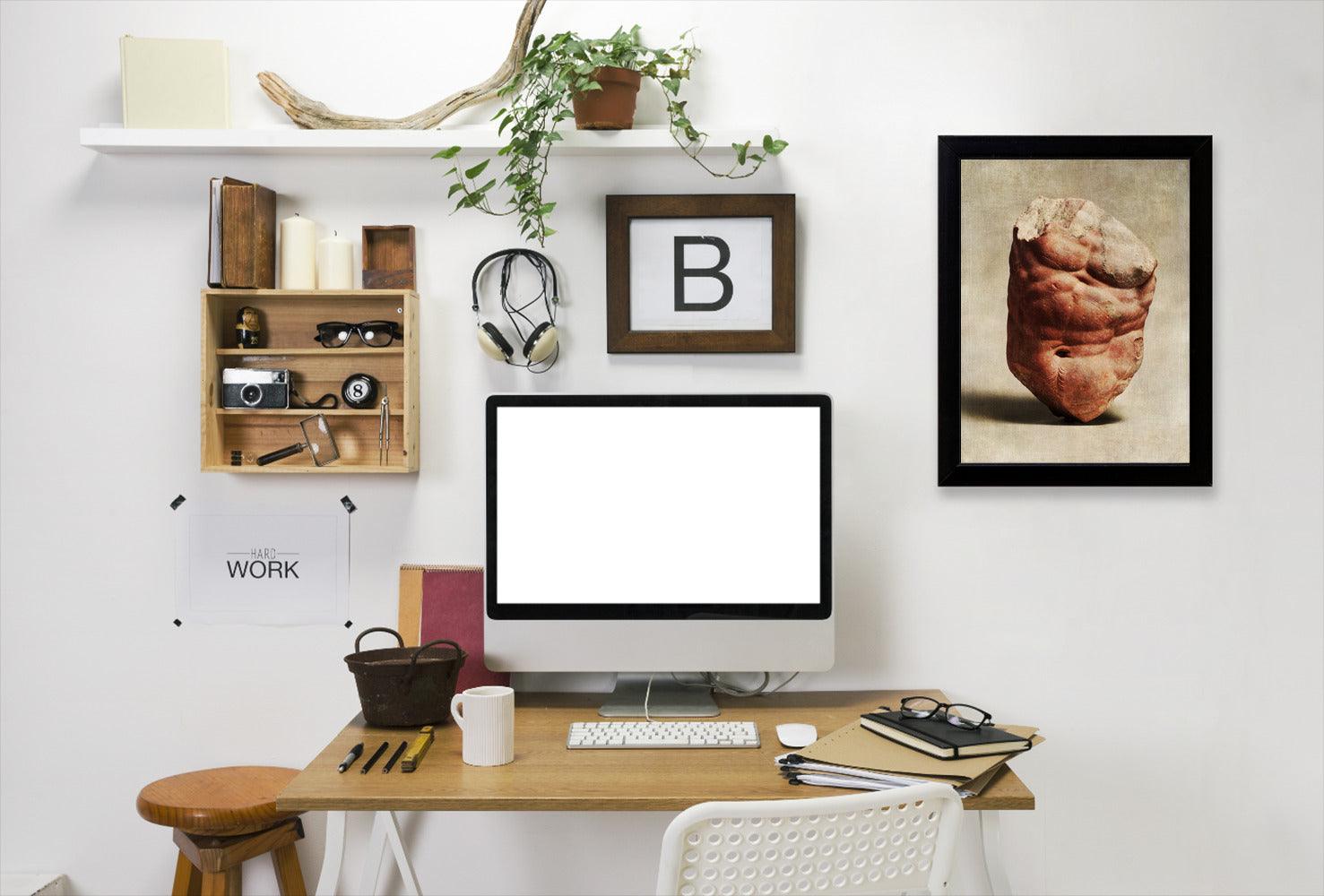 Roman Centaur Fragment By Chaos & Wonder Design - Black Framed Print - Wall Art - Americanflat