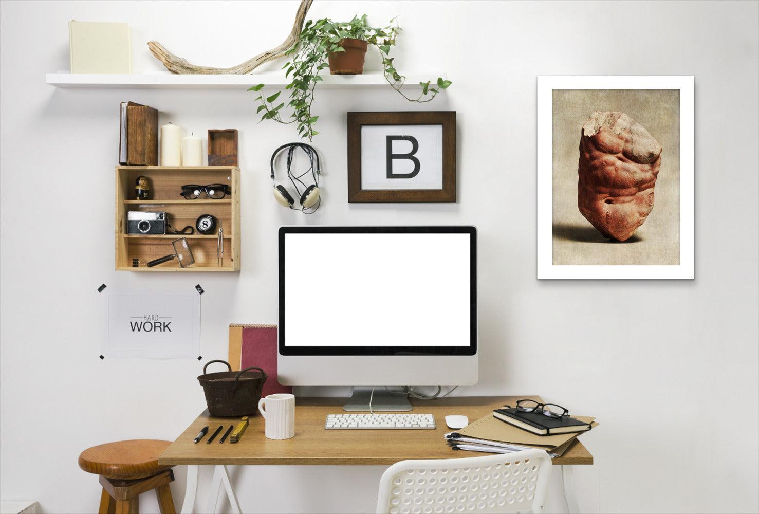 Roman Centaur Fragment By Chaos & Wonder Design - White Framed Print - Wall Art - Americanflat