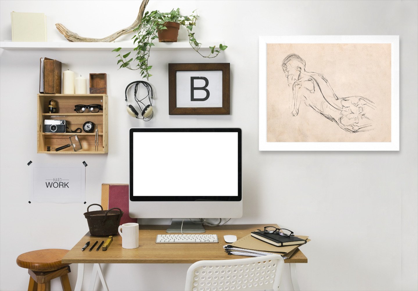Anatomy Study Ii By Chaos & Wonder Design - Framed Print - Americanflat