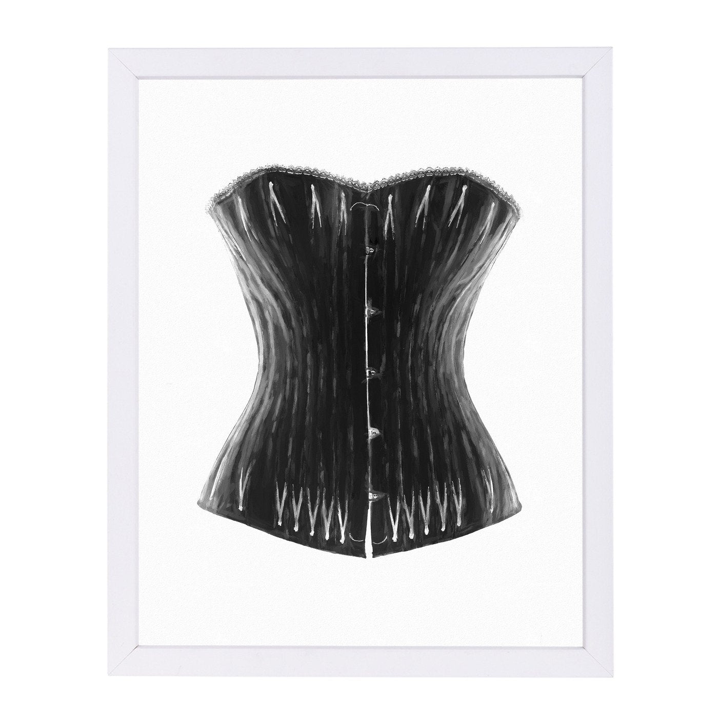 Vintage Corset I By Chaos & Wonder Design - Framed Print - Americanflat