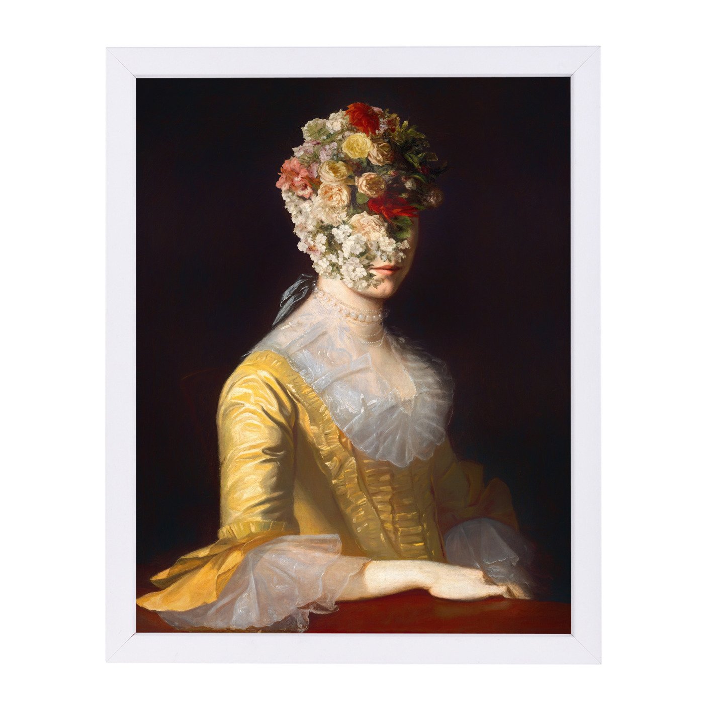 Flower Veil By Chaos & Wonder Design - Framed Print - Americanflat