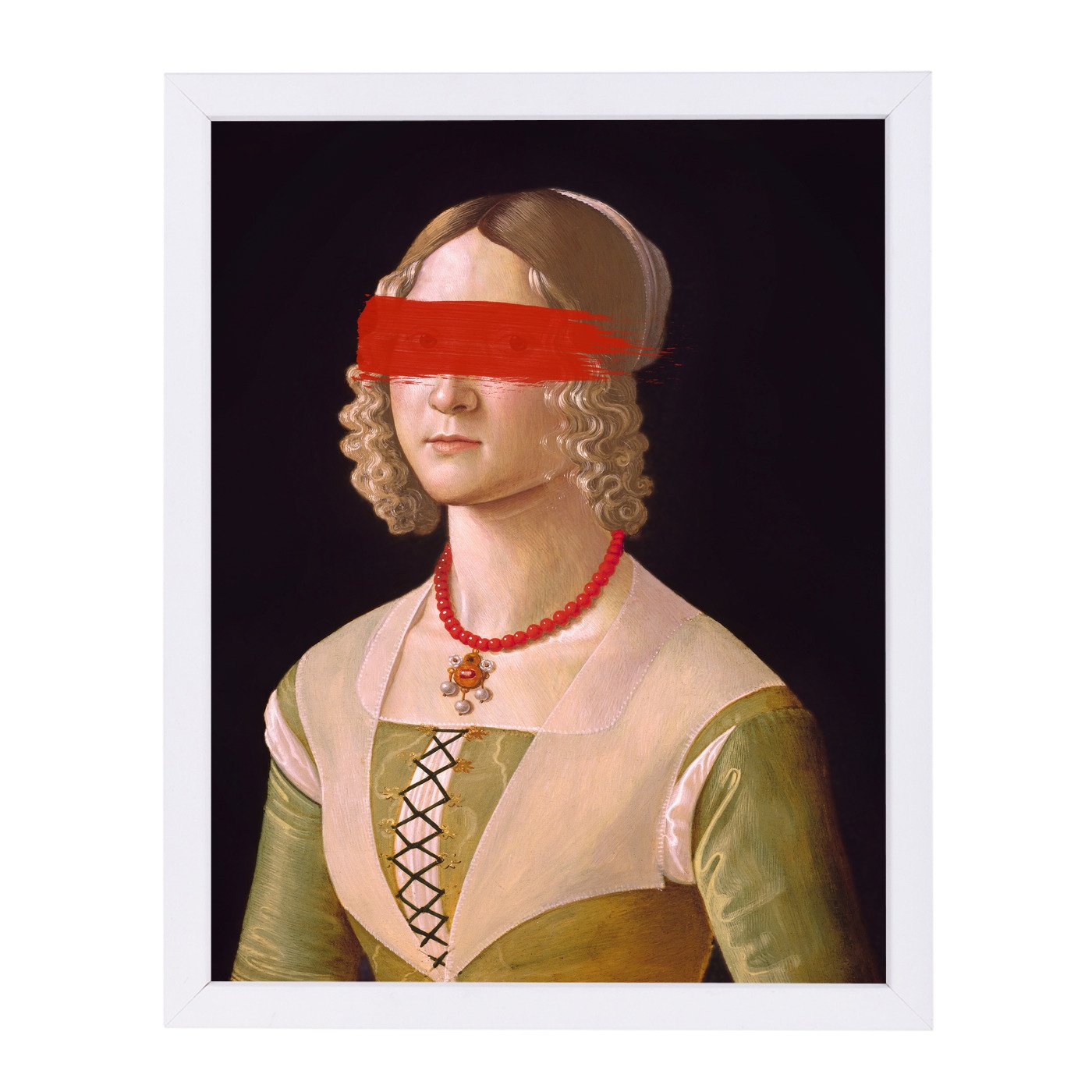 The Green Dress By Chaos & Wonder Design - Framed Print - Americanflat