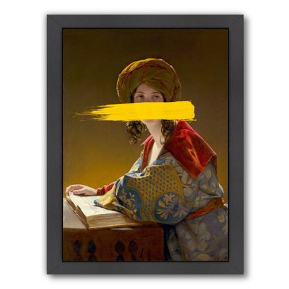 Altered Vintage Portrait By Chaos & Wonder Design - Black Framed Print - Wall Art - Americanflat