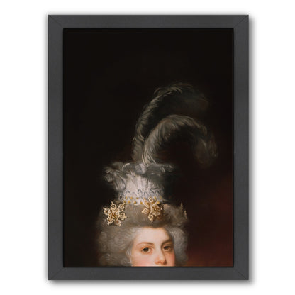 The Hat By Chaos & Wonder Design - Black Framed Print - Wall Art - Americanflat
