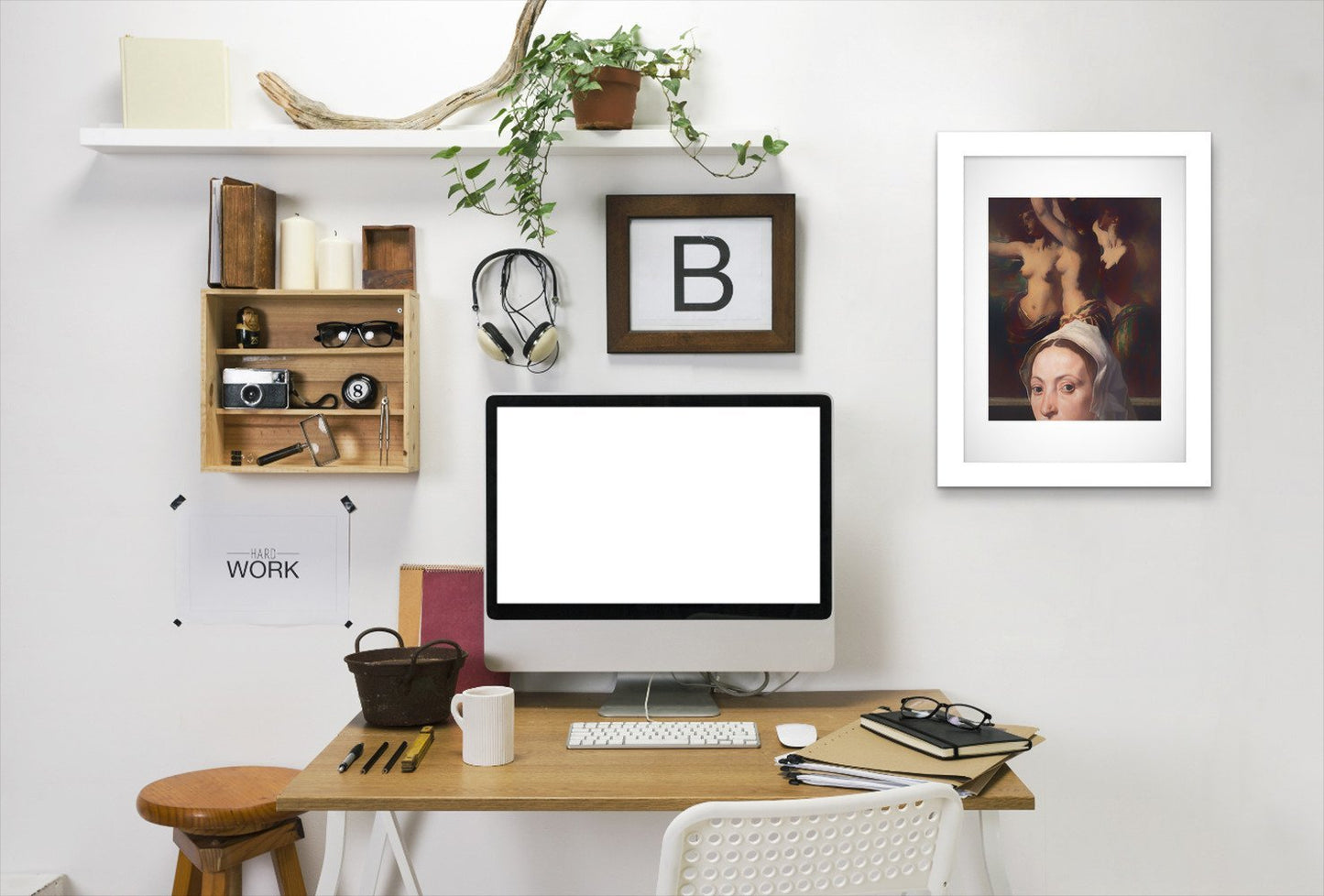 At The Museum By Chaos & Wonder Design - Framed Print - Americanflat