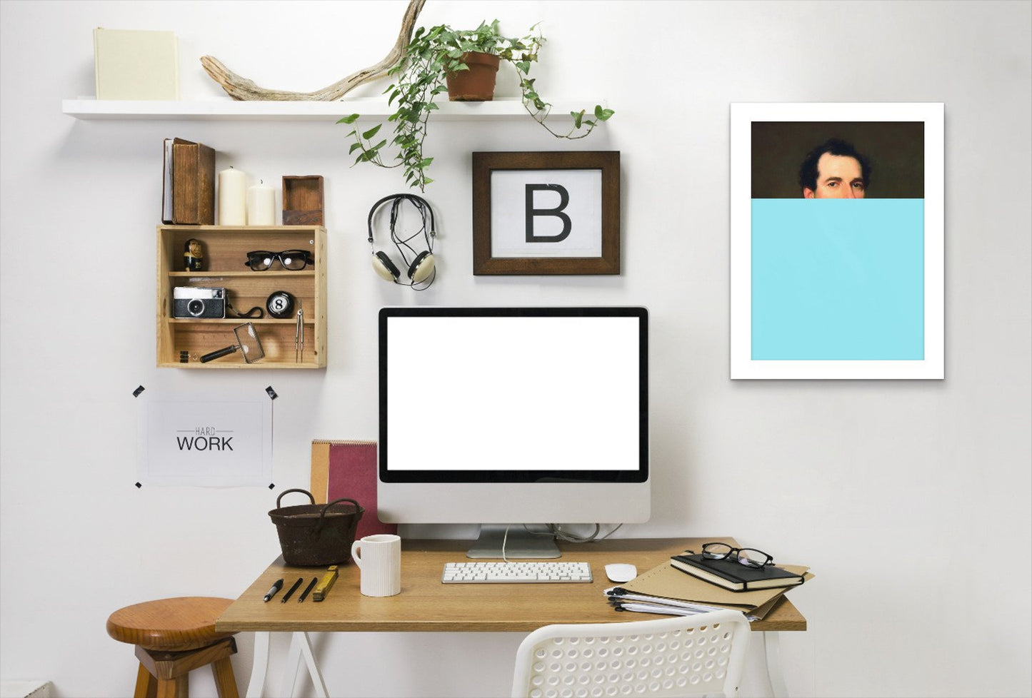 Dip Portrait By Chaos & Wonder Design - Framed Print - Americanflat