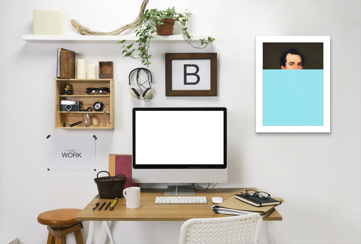Dip Portrait By Chaos & Wonder Design - Framed Print - Americanflat