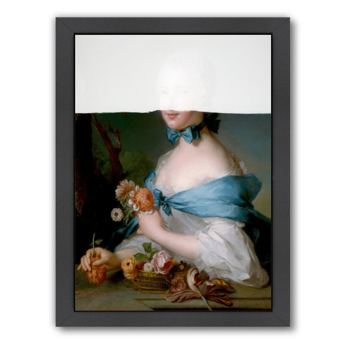 Flower Girl By Chaos & Wonder Design - Black Framed Print - Wall Art - Americanflat