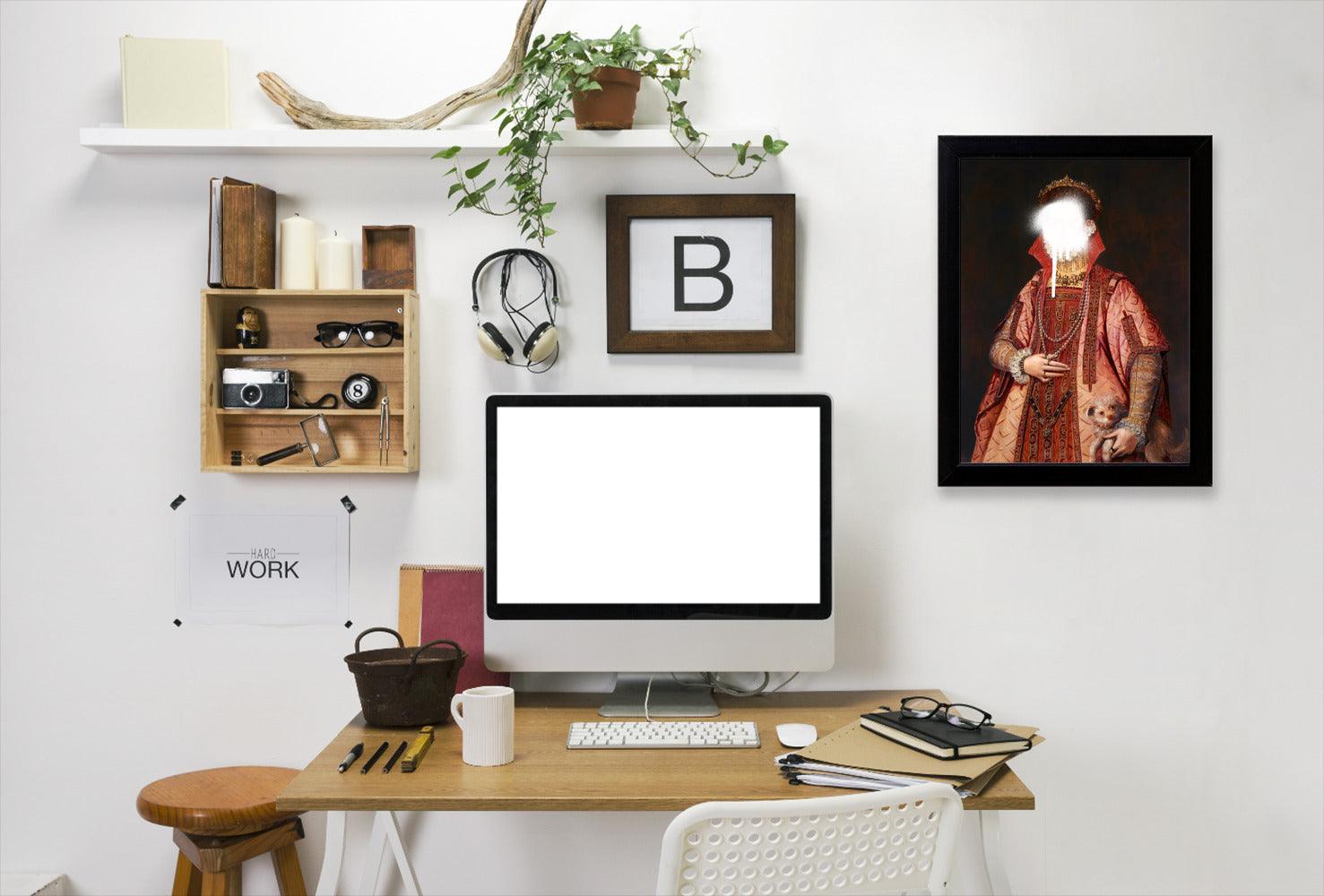 Spanish Portrait By Chaos & Wonder Design - Black Framed Print - Wall Art - Americanflat