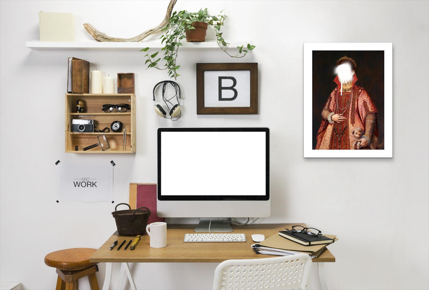 Spanish Portrait By Chaos & Wonder Design - White Framed Print - Wall Art - Americanflat