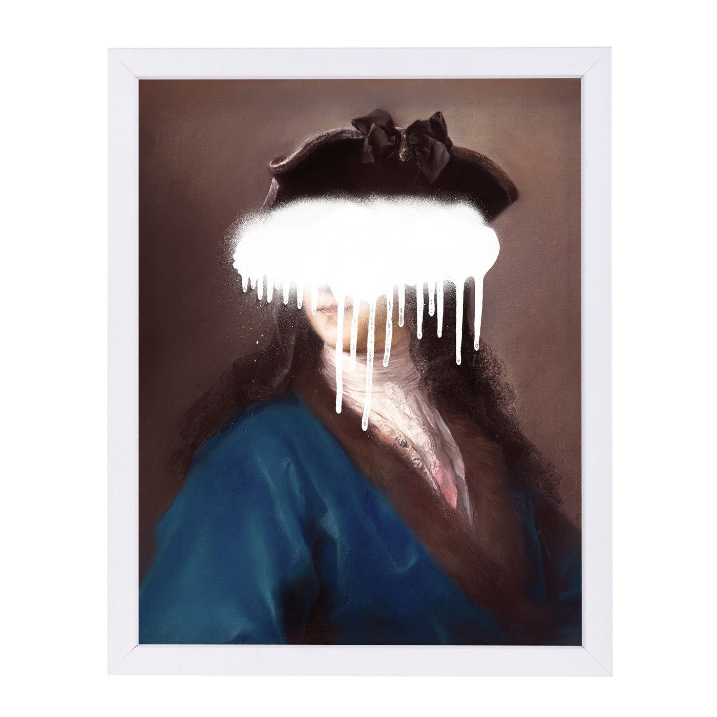 Defaced Portrait By Chaos & Wonder Design - Framed Print - Americanflat