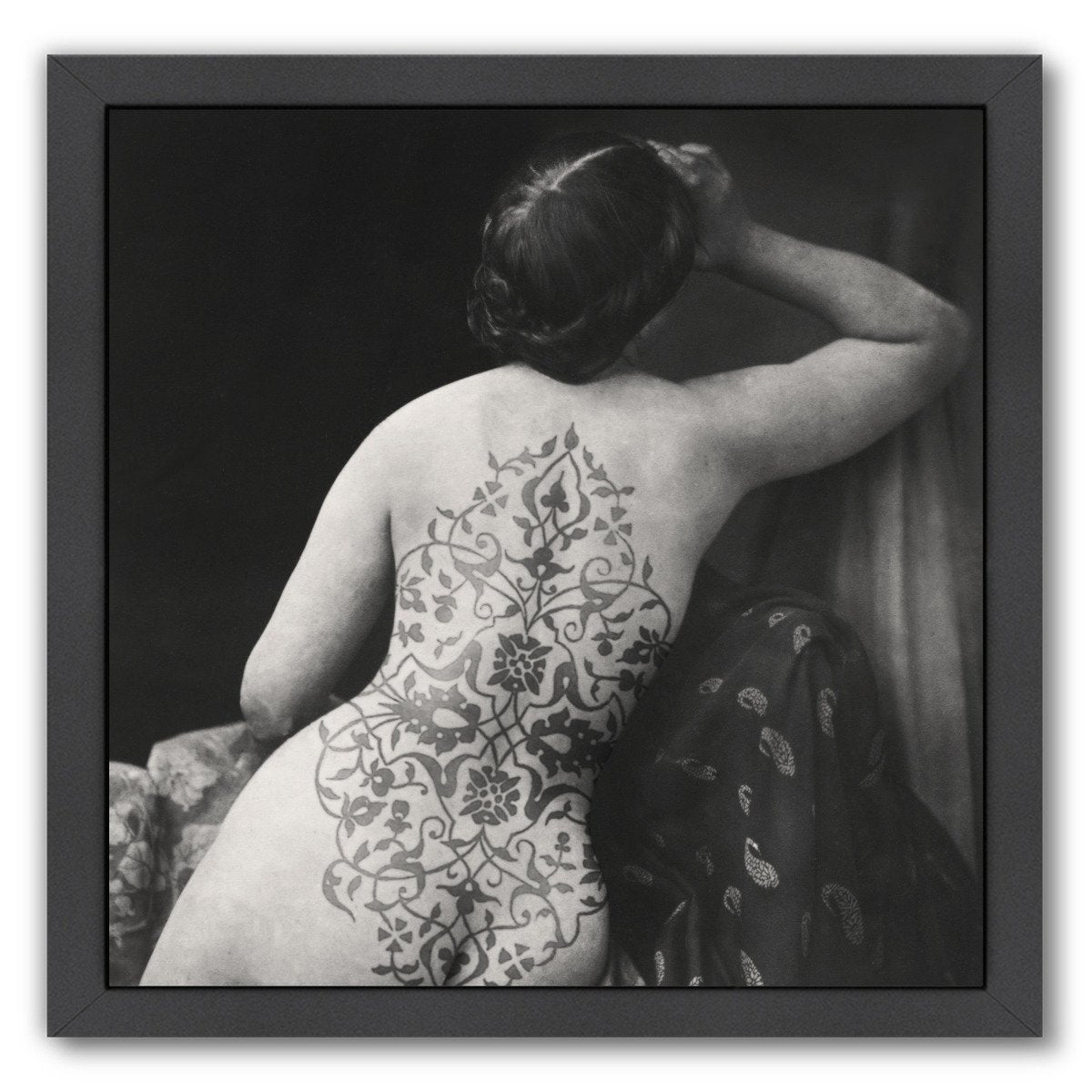 Arabesque By Chaos & Wonder Design - Black Framed Print - Wall Art - Americanflat