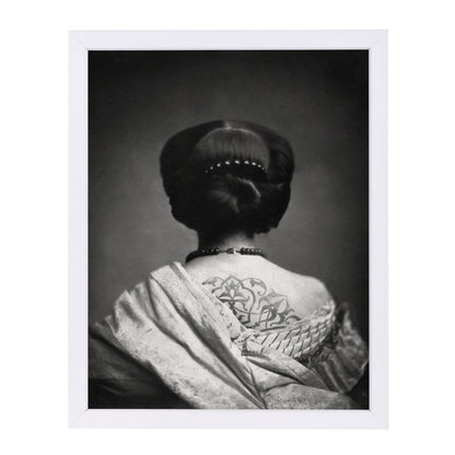 Arabesque I Back Portrait By Chaos & Wonder Design - White Framed Print - Wall Art - Americanflat